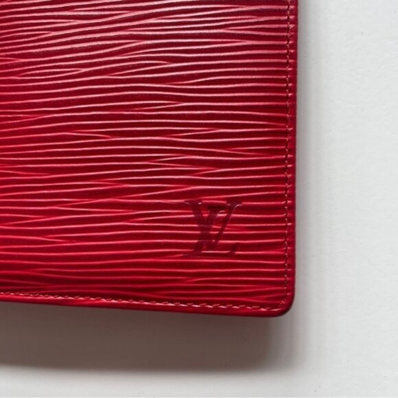 Louis Vuitton Epi Portefeuille Marco Leather Bifold Wallet Red - Picture 4 of 11